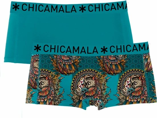 Chicamala Dames 2P Boxershorts Free Like Blauw - S 7 Chicamala Dames 2P Boxershorts Free Like Blauw - S - Afbeelding 7