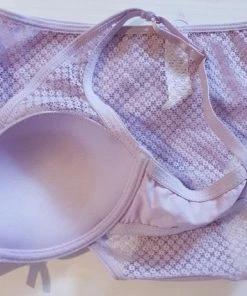 Cotonella Italiaanse Katoenen Lingerie Set In LILA, M - 80B -lingerie-dames-badmode Winkel 550x425