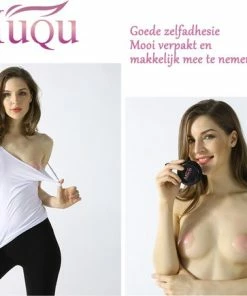 MuQu Tepelcovers - Tepelbedekkers Onzichtbaar - Silicagel Tepelhoedje - Tepel Bh - Nipple Covers Herbruikbaar - Set Van 2 Paar -lingerie-dames-badmode Winkel 550x435 2