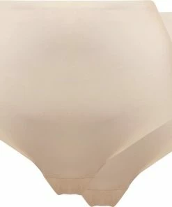 MAGIC Bodyfashion Dream Invisibles Slip (2-Pack) Latte Vrouwen - Maat XXL