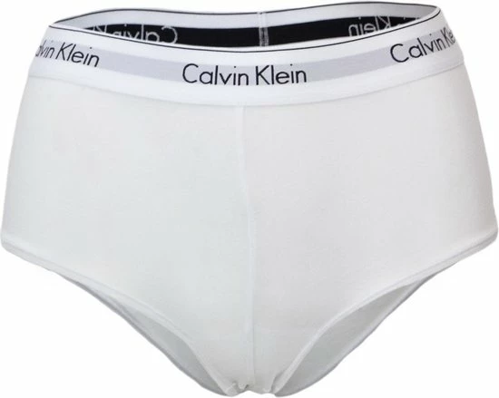 Calvin Klein Dames Modern Cotton Hipster Slip - Boyshort - Wit - Maat: S 11 Calvin Klein Dames Modern Cotton Hipster Slip - Boyshort - Wit - Maat: S - Afbeelding 11