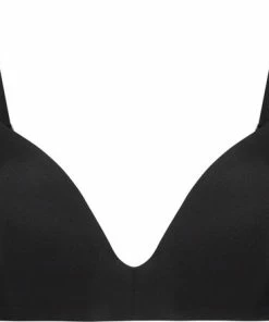 Hunkemöller Dames Lingerie Voorgevormde Bh Zonder Beugel Mona - Zwart - Maat C75