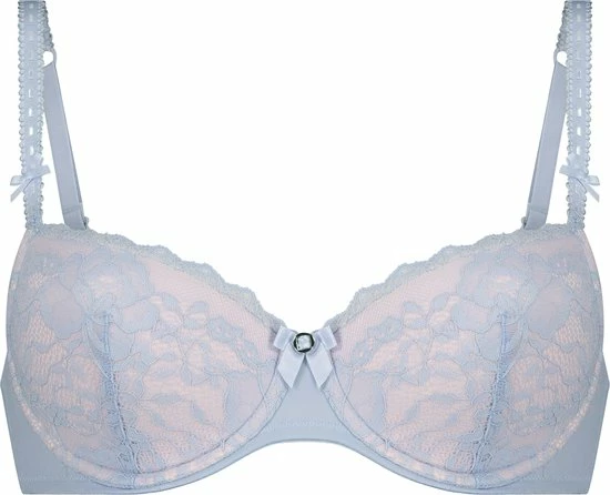 Hunkemöller Dames Lingerie Voorgevormde Beugel Bh Theresa - Blauw - Maat D70 1 Hunkemöller Dames Lingerie Voorgevormde Beugel Bh Theresa - Blauw - Maat D70