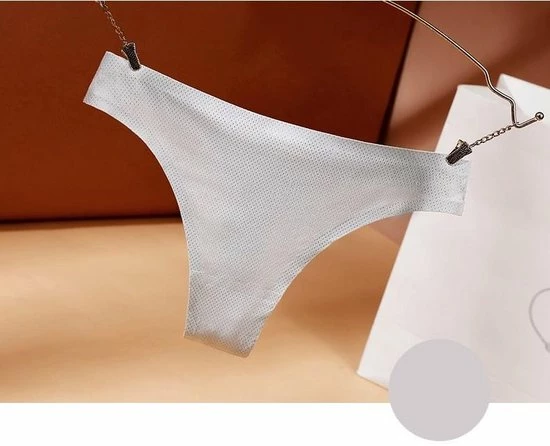 Merkloos Premie Naadloos Ademend Ondergoed - 3 Stuks/verpakking - Spoorloze Sneldrogend Strings - Premie Lingerie - Maat XL 15 Merkloos Premie Naadloos Ademend Ondergoed - 3 Stuks/verpakking - Spoorloze Sneldrogend Strings - Premie Lingerie - Maat XL - Afbeelding 15