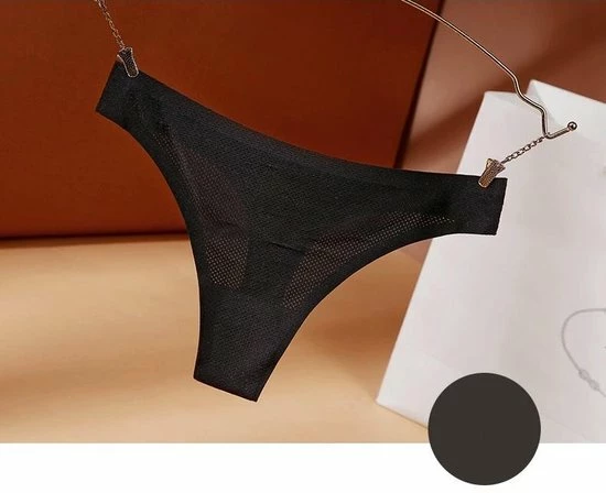 Merkloos Premie Naadloos Ademend Ondergoed - 3 Stuks/verpakking - Spoorloze Sneldrogend Strings - Premie Lingerie - Maat XL 14 Merkloos Premie Naadloos Ademend Ondergoed - 3 Stuks/verpakking - Spoorloze Sneldrogend Strings - Premie Lingerie - Maat XL - Afbeelding 14