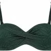 TC WoW - Ten Cate - Twisted Bikini Top Zebra-Groen - Maat 42E - Groen - Dames