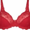 Hunkemöller Dames Lingerie Niet-voorgevormde Beugel Bh Diva - Rood - Maat H90