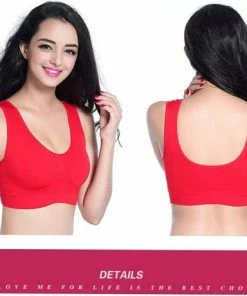 Bobbels & Putten - Comfort Magic Bra - XL - Rood - Bh Met Vulling - Zonder Beugel En Sluiting - -lingerie-dames-badmode Winkel 550x460 8