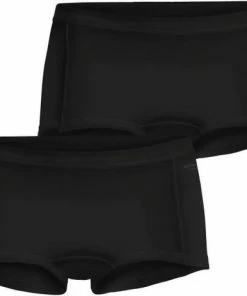 Björn Borg Core Minishorts 2P Dames - Sportbroeken - Zwart/bruin - Vrouwen