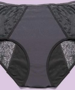 Cheeky Wipes Menstruatie Ondergoed - Feeling Fearless - Slip - Extra Absorptie - Maat 44-46 - Zwart