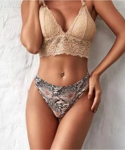 Merkloos Dierenprint Naadloos Dames Ondergoed - 3 Stuks/verpakking - Gratis Vervoer - Spoorloze Hipsters - Nadloos Lingerie - Slips - Brazilian Naadloos - Maat Xs/S -lingerie-dames-badmode Winkel 550x477 1