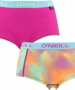O'Neill Dames Boxershorts 2P Blended & Plain Multi - S