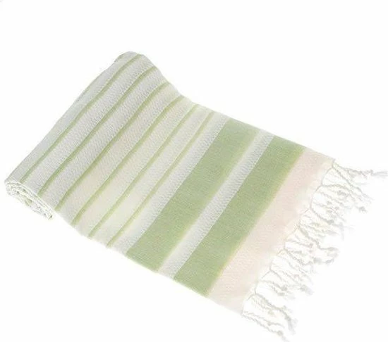 Merkloos Pareo Hamamdoek Aquastreeps Green 190x90 - 190x90cm - Pareo - Omslagdoek - Ultradun Strandlaken - Sneldrogende Saunadoek - Saunalaken - Stranddoek - Reishanddoek - Sneldrogende Handdoeken 1 Merkloos Pareo Hamamdoek Aquastreeps Green 190x90 - 190x90cm - Pareo - Omslagdoek - Ultradun Strandlaken - Sneldrogende Saunadoek - Saunalaken - Stranddoek - Reishanddoek - Sneldrogende Handdoeken