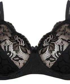 Elbrina LACE Vrouwen Beha - Zwart - Maat 75D