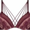 Hunkemöller Dames Lingerie Voorgevormde Push-up Beugel Bh Malika - Rood - Maat D80
