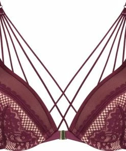Hunkemöller Dames Lingerie Voorgevormde Push-up Beugel Bh Malika - Rood - Maat D80