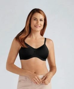 Amoena Prothese Bh Voorgevormd Zonder Beugel Lara SB Zwart - Maat 75A -lingerie-dames-badmode Winkel 550x494 1