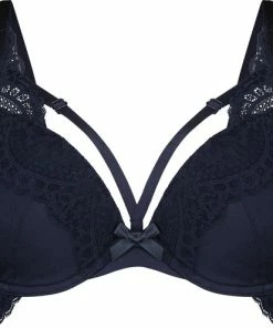 Hunkemöller Dames Lingerie Voorgevormde Beugel Bh Georgia - Blauw - Maat F80 -lingerie-dames-badmode Winkel 550x495 8