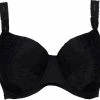 Elbrina Full Cover Voorgevormde Beha - Zwart - Dames Beha - Maat 85F