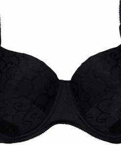 Elbrina Full Cover Voorgevormde Beha - Zwart - Dames Beha - Maat 85F