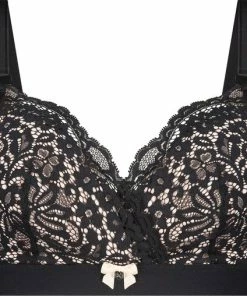Hunkemöller Dames Lingerie Voorgevormde Voedingsbh Rose - Zwart - Maat B80
