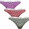 Calvin Klein Dames 3P Brazilian Kant Multi II - L