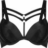 Hunkemöller Dames Lingerie Voorgevormde Push Up Beugel Bh Shadow - Zwart - Maat D70