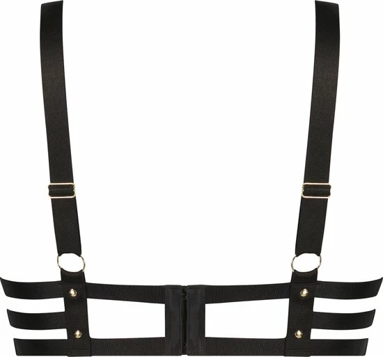 Hunkemöller Dames Lingerie Voorgevormde Push Up Beugel Bh Shadow - Zwart - Maat D70 5 Hunkemöller Dames Lingerie Voorgevormde Push Up Beugel Bh Shadow - Zwart - Maat D70 - Afbeelding 5