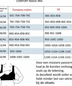 Bobbels & Putten - Comfort Magic Bra - XL - Rood - Bh Met Vulling - Zonder Beugel En Sluiting - -lingerie-dames-badmode Winkel 550x518 1