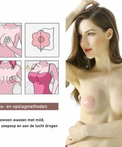MuQu Tepelcovers - Tepelbedekkers Onzichtbaar - Silicagel Tepelhoedje - Tepel Bh - Nipple Covers Herbruikbaar - Set Van 2 Paar -lingerie-dames-badmode Winkel 550x518 2