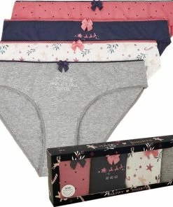 Happy Shorts Kerst Slips Dames 4-Pack D685 - Maat 38