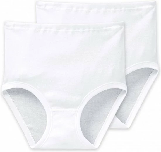 Schiesser Original Classics Taille 2P Dames Slip - Wit - Maat 50 4 Schiesser Original Classics Taille 2P Dames Slip - Wit - Maat 50 - Afbeelding 4