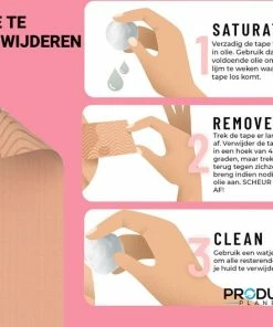 ProductPlanet Premium Boob Tape - Inclusief 2 Silicone Nipple Covers + 4 Satijn Nipple Covers - Plak BH - 7,5 Cm X 5 Meter - Geschikt Voor Cup A Tot En Met F - Fashion Tape - BoobTape - Zwart -lingerie-dames-badmode Winkel 550x530 5