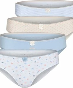 Happy Shorts Dames Slips Met Print 4-Pack D694 - Maat 40