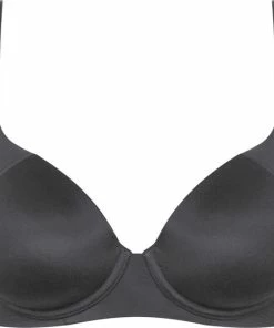 Triumph - Dames - Body Make-up Soft Touch WP EX - Voorgevormde Beugel BH - Antraciet - B- 75
