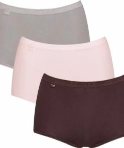 Sloggi Basic+ Maxi C3P Dames Onderbroek - Maat 42 -lingerie-dames-badmode Winkel 550x538 2