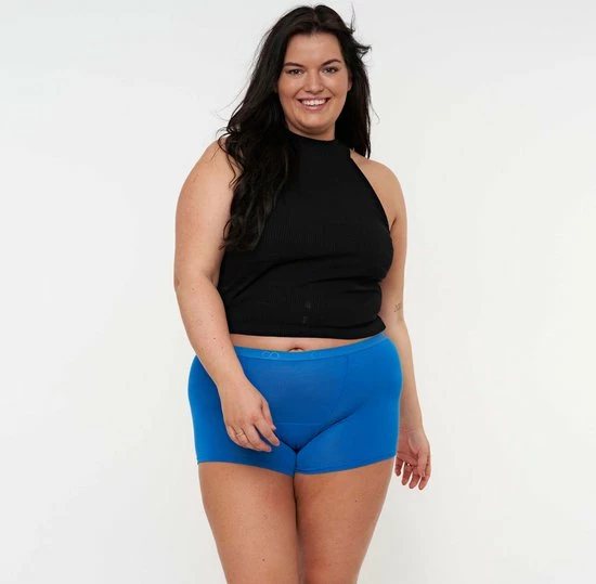 Moodies Period Undies Moodies Undies - Menstruatie- En Incontinentie Ondergoed - Bamboe Boyshort - Heavy/overnight Kruisje - Blauw - Maat XXL 9 Moodies Period Undies Moodies Undies - Menstruatie- En Incontinentie Ondergoed - Bamboe Boyshort - Heavy/overnight Kruisje - Blauw - Maat XXL - Afbeelding 9