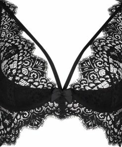 Hunkemöller Dames Lingerie Niet-voorgevormde Beugel Bh Marilee - Zwart - Maat B75