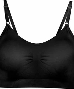 lingerie-dames-badmode Winkel 4 MAGIC Bodyfashion Comfort Bra With Spaghetti Straps Zwart Vrouwen - Maat L