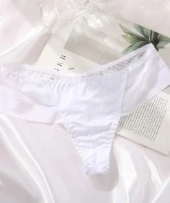 Merkloos Naadloze String Voor Dames - 2pcs - Zwart & Witte String - Sexy Lingerie - Fantasy Ondergoed - Maat S -lingerie-dames-badmode Winkel 550x548 7