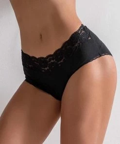 Merkloos Menstruatie Ondergoed - Menstruatieondergoed - Wasbaar - Maat 46-48 – Zwart - Incontinentie Ondergoed - Period Underwear -lingerie-dames-badmode Winkel 550x550 105