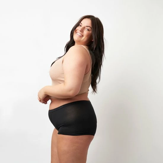 Moodies Period Undies Moodies Undies - Menstruatie- En Incontinentie Ondergoed - Bamboe Boyshort - Heavy/overnight Kruisje - Zwart - Maat L 5 Moodies Period Undies Moodies Undies - Menstruatie- En Incontinentie Ondergoed - Bamboe Boyshort - Heavy/overnight Kruisje - Zwart - Maat L - Afbeelding 5