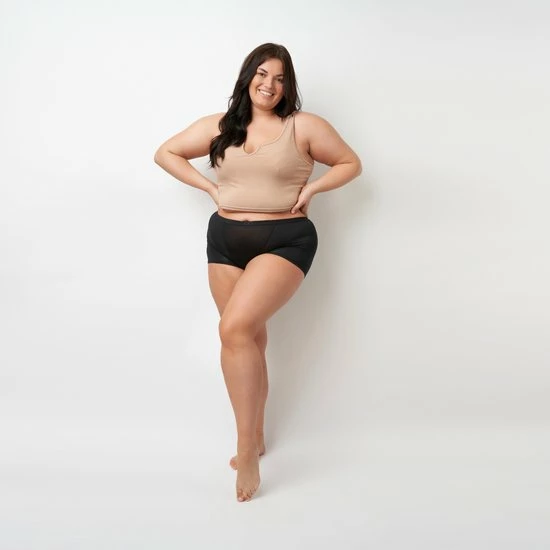 Moodies Period Undies Moodies Undies - Menstruatie- En Incontinentie Ondergoed - Bamboe Boyshort - Heavy/overnight Kruisje - Zwart - Maat L 11 Moodies Period Undies Moodies Undies - Menstruatie- En Incontinentie Ondergoed - Bamboe Boyshort - Heavy/overnight Kruisje - Zwart - Maat L - Afbeelding 11