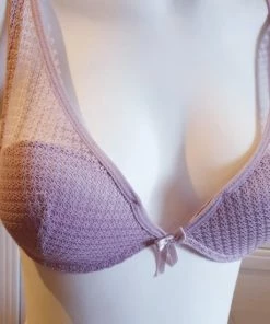 Cotonella Italiaanse Katoenen Lingerie Set In LILA, M - 80B -lingerie-dames-badmode Winkel 550x550 183