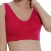 Bobbels & Putten - Comfort Magic Bra - XL - Rood - Bh Met Vulling - Zonder Beugel En Sluiting -