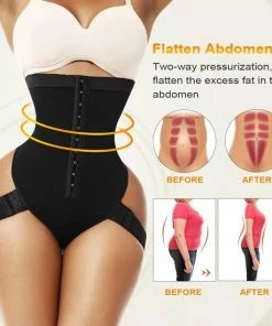 Sara Shop - Shapewear Dames - Body Shaper -Corrigerend Ondergoed String - Afslank Body - High Waist Corrigerende String - Slim Body - Correctie Ondergoed Shapewear - Body Shaper - Zwart - Maat L -lingerie-dames-badmode Winkel 550x550 436