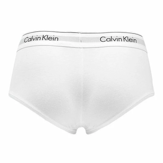 Calvin Klein Dames Modern Cotton Hipster Slip - Boyshort - Wit - Maat: S 10 Calvin Klein Dames Modern Cotton Hipster Slip - Boyshort - Wit - Maat: S - Afbeelding 10