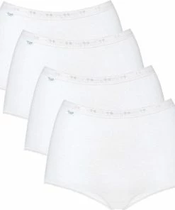 Sloggi Basic Maxi 4-Pack Dames Slip (3+1 Gratis) - 58 - Wit 13 Sloggi Basic Maxi 4-Pack Dames Slip (3+1 Gratis) - 58 - Wit -lingerie-dames-badmode Winkel 550x553