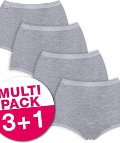 Sloggi Basic Maxi 4-Pack Dames Slip (3+1 Gratis) - 58 - Wit 10 Sloggi Basic Maxi 4-Pack Dames Slip (3+1 Gratis) - 58 - Wit -lingerie-dames-badmode Winkel 550x555 3