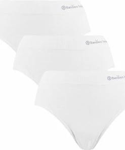 Bamboo Basics - Seamless Full Briefs Belle (3-pack) Dames - Wit - M -lingerie-dames-badmode Winkel 550x558